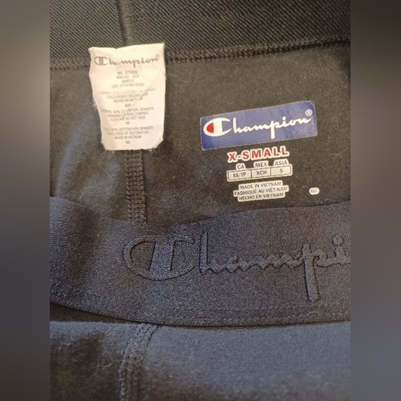 Champion X Super Mario EUC Rare Black Tights Size XS - Picture 8 of 8
